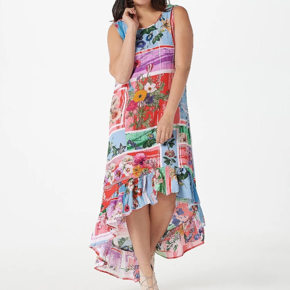Tolani Collection Flounce Hem Dress 14595